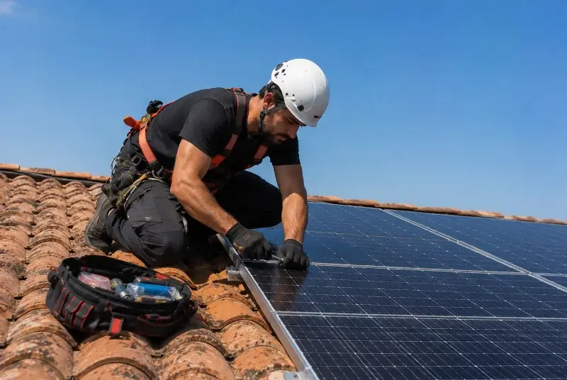 Maintenance et monitoring de panneaux solaires à Saint-Étienne-des-Oullières