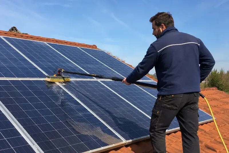 Nettoyage et entretien de panneaux solaires à Saint-Étienne-des-Oullières